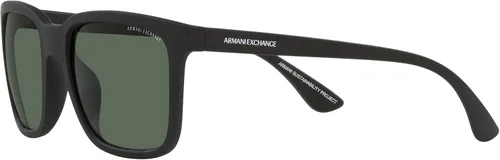 Vista 3 de AX ARMANI EXCHANGE Gafas de sol rectangulares Ax4112su de ajuste universal para hombre