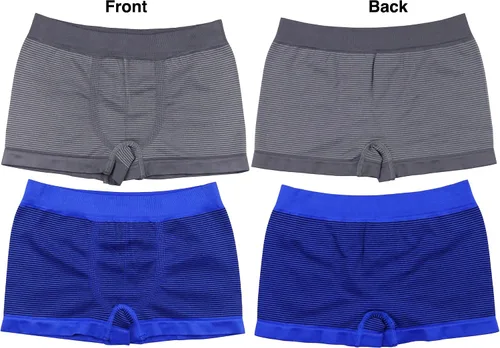 Vista 2 de ToBeInStyle Paquete de 6 calzoncillos tipo bóxer de microfibra sin costuras con apliques para niño