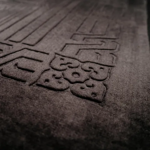 Vista 5 de Alfombra de oración – Alfombra turca Janamaz Sajada de felpa suave para hombres y mujeres, alfombrilla de oración lisa y sólida, regalo de Ramadán
