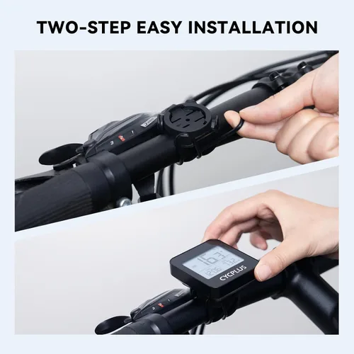 Vista 9 de CYCPLUS Computadora GPS para Bicicleta, Computadora de Ciclismo Inalámbrica con Retroiluminación Automática, Velocímetro Odómetro de Bicicleta