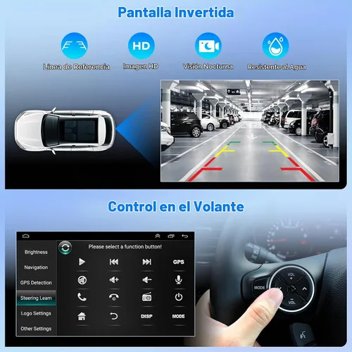 Vista 6 de Android 14 Estéreo de coche para Ford F150 2009-2014, Carplay inalámbrico Android Auto QLED 1280 * 800P pantalla táctil doble DIN receptor IPS, WiFi