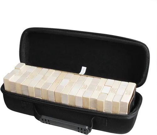 Vista 3 de adada Estuche rígido de viaje para juego Hasbro Gaming Jenga (solo estuche)