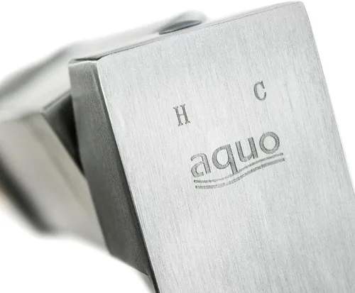Vista 4 de aquo Grifo de baño – Grifo de fregadero de 7 pulgadas de altura que se adapta a una variedad de fregaderos de baño, evita problemas de fugas