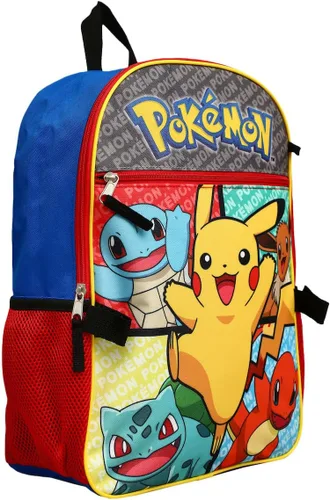 Vista 4 de Bioworld Pokemon Character Kids Bag Multi colorido Personaje de inicio