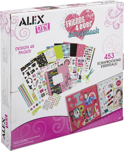Vista 2 de álbum de recortes Friends 4 Ever de Alex Toys
