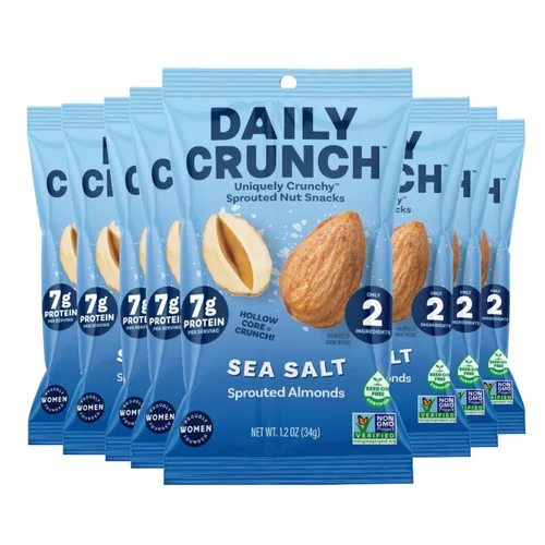 Vista 31 de Daily Crunch Almendras germinadas, churro de canela, paquete de aperitivos