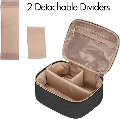 Vista 3 de LoDrid Kit de costura, bolsa de franela portátil con suministros completos de costura para viajes y hogar, kit de reparación de costura herramientas