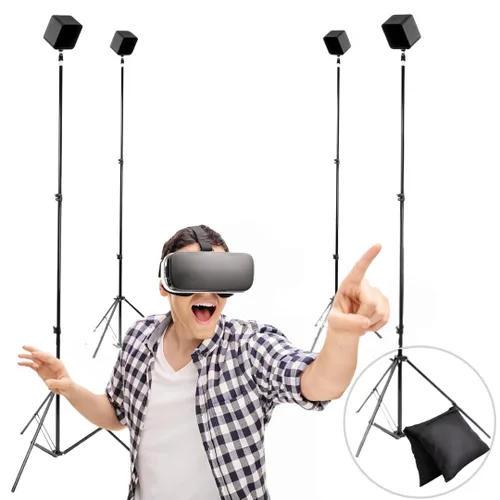 Vista 11 de Skywin VR Tripod Stand, HTC Vive Base Station Compatible Sensor Stand and Base Station Mount for Vive Sensors or Oculus Rift Constellation (1 Tripod)