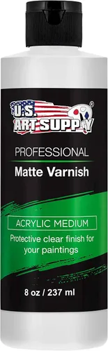 Vista 8 de U.S. Art Supply - Gel mate acrílico transparente medio, 6.8 fl oz - tubo