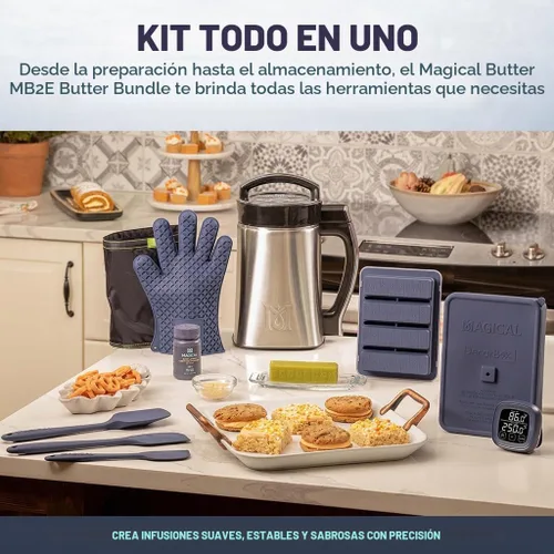 Vista 2 de Magical Butter Paquete de mantequilla MB2e - Bandeja DecarBox, lecitina