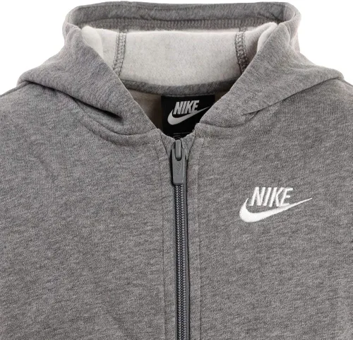 Vista 2 de Nike - Sudadera NSW Club con capucha y cremallera completa para niño