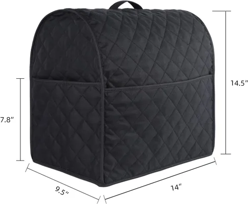 Vista 3 de Funda para batidora de pie compatible con batidora KitchenAid, se adapta a todos los modelos con cabezal inclinable y elevación de tazón con 3