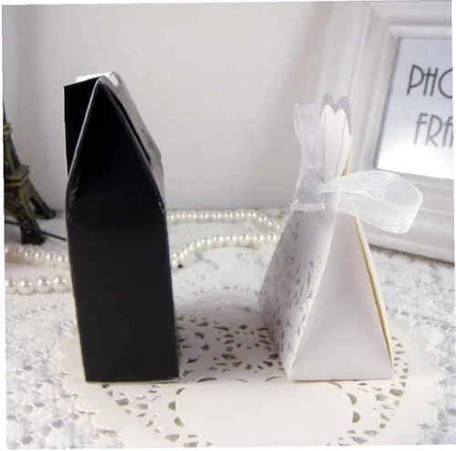 Vista 5 de 100 bolsas de regalo de boda para novios, suministros de fiesta