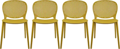 Vista 32 de 2xhome Juego de 2 sillas de comedor para patio Silla auxiliar moderna apilable para piscina al aire libre Plástico resistente a la intemperie