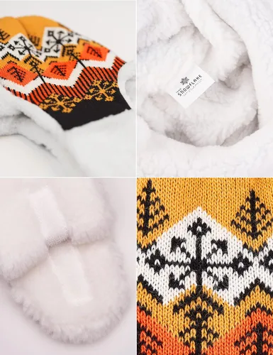 Vista 5 de Sombrero de trampero de invierno para mujer, divertido sombrero Ushanka con orejeras