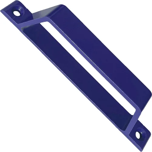 Vista 6 de Manija de puerta de aluminio multiusos, color azul marino, para interiores o exteriores, diseño delgado
