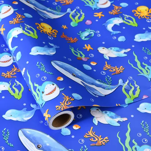 Vista 8 de Sikiweiter Papel de Regalo para Baby Shower – 17 pulgadas x 16.4 pies – Rollo de Papel de Regalo con Oso de Peluche para Regalos de Baby Shower