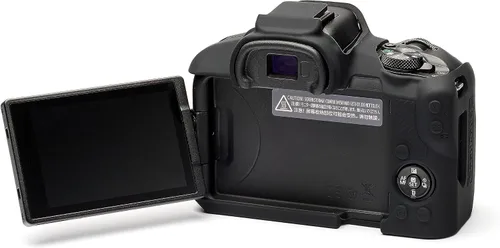 Vista 6 de easyCover Funda de silicona para cámara compatible con Canon R50 (negro)