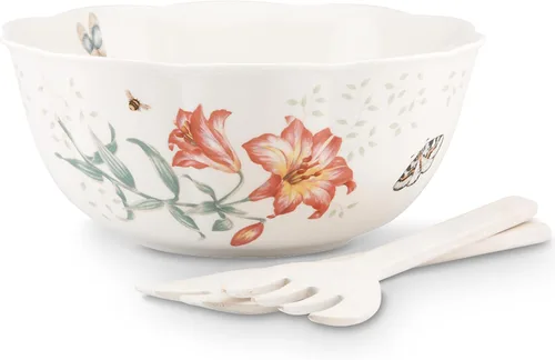 Vista 13 de Lenox 890449 Butterfly Meadow Kitchen - Juego de 3 cuencos pequeños