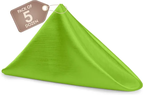 Vista 30 de Ultimate Textile -1 docena - Reversible Shantung Satin - Majestic - Servilletas de tela Majestic de 17 x 17 pulgadas color azul pizarra