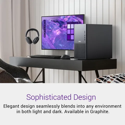 Vista 6 de Dell Tower Plus EBT2250 Desktop - Intel Core Ultra 7 265, SSD de 1 TB, 32 GB de RAM DDR5, Intel UHD, 1 año de servicio in situ y 6 meses de Dell