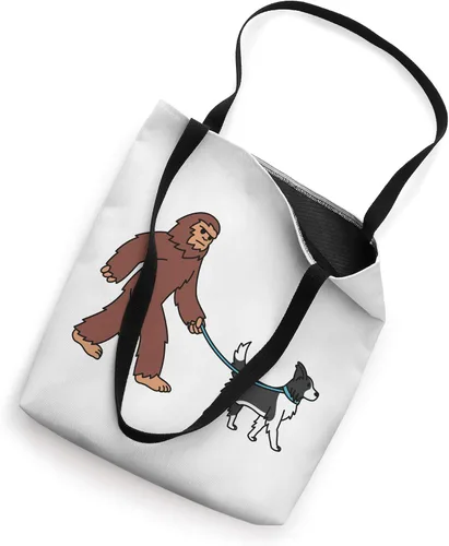Vista 2 de Bigfoot Sasquatch Border Collie - Bolsa de mano para perros