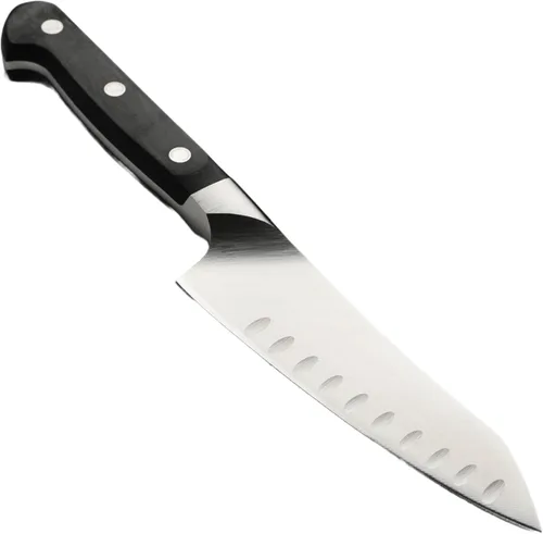 Vista 4 de ZWILLING J.A. Henckels ZWILLING Pro - Cuchillo Santoku con borde hueco de 5.5 pulgadas