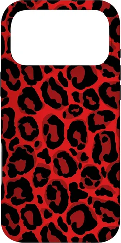 Vista 22 de Red Leopard Phone Case Cheetah Skin Pattern Women Case for iPhone 17