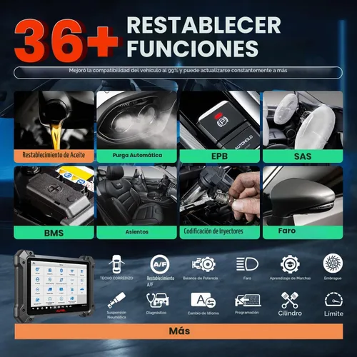 Vista 6 de Escáner Autel MaxiCOM MK908 II: MS906 PRO MS906MAX MP900BT MS908S3