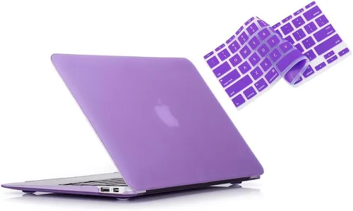 Vista 21 de RUBAN Funda compatible con MacBook Air de 13 pulgadas (modelos: A1369 y A1466, versión anterior 2010-2017), cubierta protectora delgada a presión