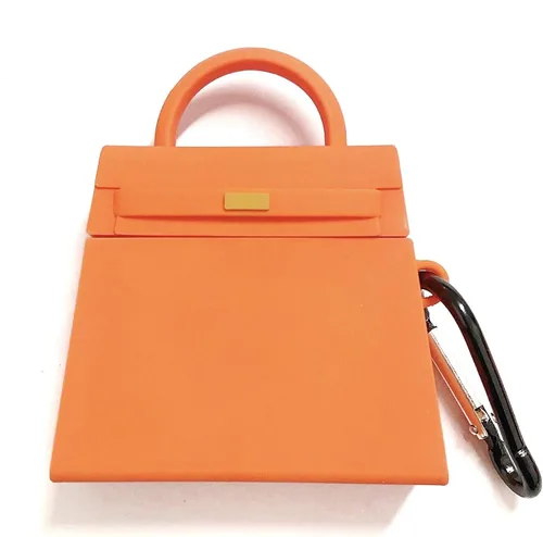 Vista 5 de Funda para AirPods 1/2, Funda de Mini Bolso de Mano Creativo de Moda para Niñas, Elegante Funda de Protección de Carga para Auriculares Inalámbricos
