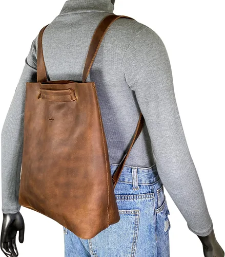 Vista 5 de Heather's, Mochila convertible a bolsa de hombro, bandolera espaciosa para mujer, bolso cuadrado, organizador de pañales pequeño, viaje y viajes