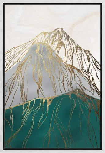 Vista 15 de SIGNFORD Lienzo enmarcado para pared, camino del desierto con cactus, naturaleza silvestre, ilustraciones modernas, arte decorativo, rústico