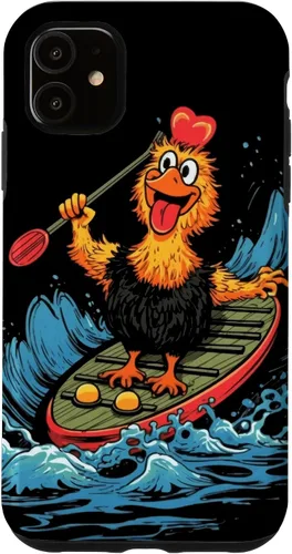 Vista 5 de Funda para iPhone X/XS Kayak de pollo Kayak Kayak Piragüismo Remo