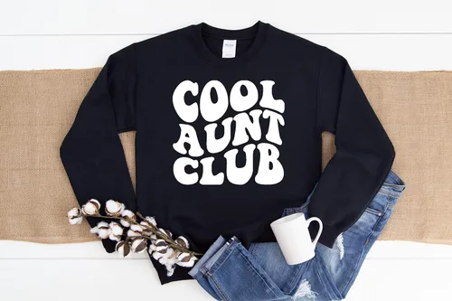 Vista 2 de Cool Aunts Club Sweatshirt, Aunt Gift, Aunt Birthday Gift, Sister Gifts, Auntie Sweatshirt, Aunt Sweatshirt, Cool Aunt Sweatshirt,Christmas Gift For