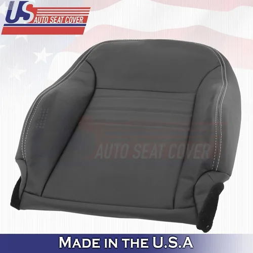 Vista 3 de U.S.AutoSeatCover 2013 2014 Compatible con Dodge Charger SXT Driver & Passenger Top Fundas de asiento de cuero negro
