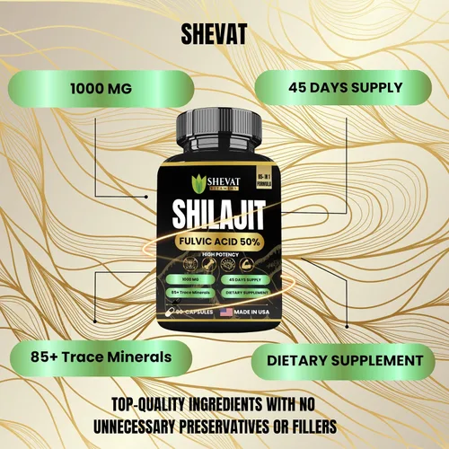 Vista 5 de 90 cápsulas de Shilajit para hombres y mujeres de 22000 mg con 50% shilajit ácido fúlvico orgánico del Himalaya natural Shilajit para hombres