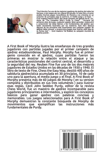 Vista 2 de Ajedrez A First Book Of Morphy Volumen 1 10 reglas para jugar la apertura de ajedrez (Spanish Edition)