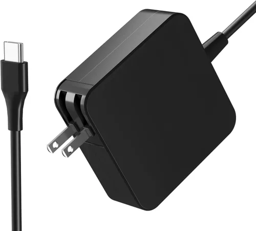 Vista 9 de Cargador para laptop 65 W, adaptador de corriente USB C compatible con Dell Chromebook 3100 3110 5190 5300 3300 3380 3400 3500 Latitude 5400 5420