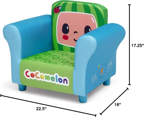 Vista 3 de Delta Children - Silla tapizada, CoComelon