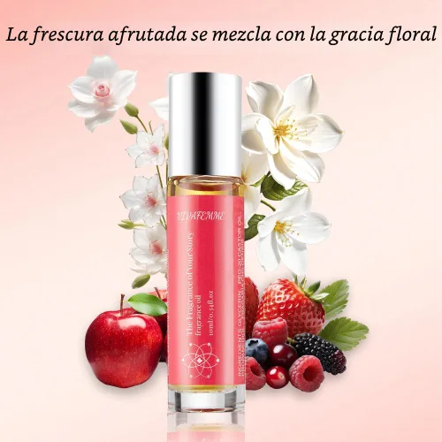 Vista 3 de Perfumes de feromonas para mujeres, aceite de perfume roll-on de larga duración, tamaño de viaje para amplificar tu encanto y aumentar
