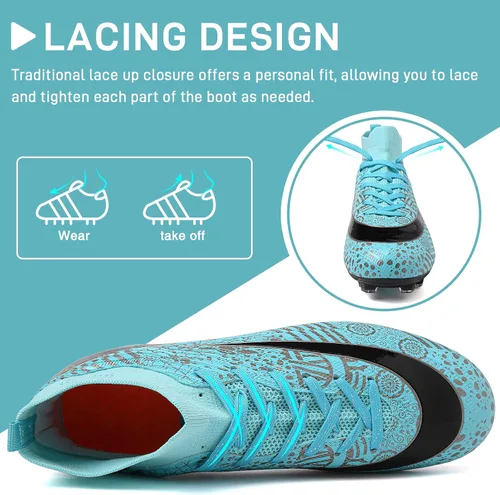 Vista 4 de GRESKY - Zapatos de fútbol para hombre AGTF