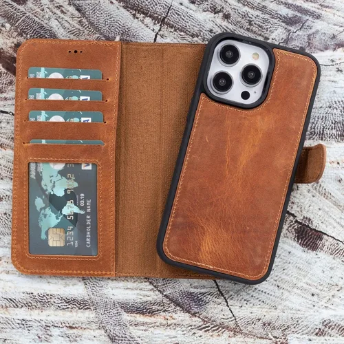 Vista 4 de VENOULT - Funda tipo cartera compatible con iPhone 14 Pro MAX / 15 Pro MAX para hombre o mujer, 15 Pro / 15 Plus / 14 Pro MAX todos los demás