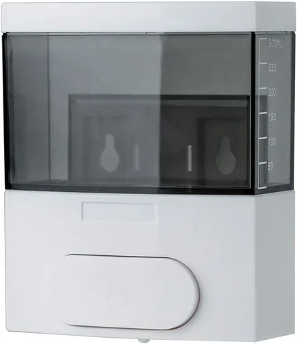 Vista 10 de Dispensador de jabón adhesivo de 10.1 fl oz, sin taladro, con adhesivo o montaje en pared con tornillos, dispensador de manos de champú, gel