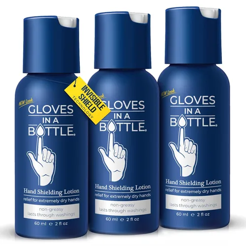 Vista 10 de Loción de Manos Gloves In A Bottle para Enfermeras – Mejor Crema de Manos de Viaje para Manos Secas y Agrietadas, Alivio del Eczema y Psoriasis