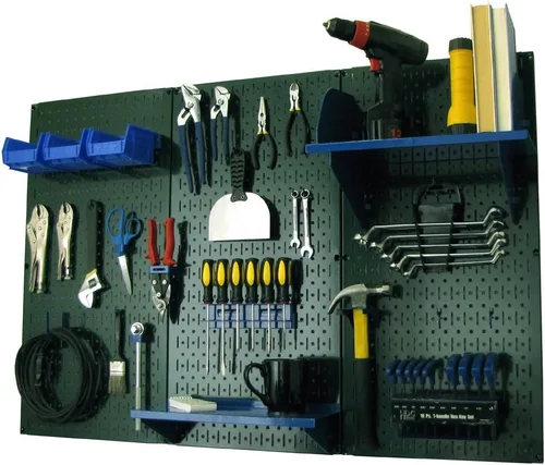 Vista 44 de Organizador de herramienta control de pared 30-wrk-400wb estándar panel perforado mesa de trabajo de metal, 30-WRK-400 BB