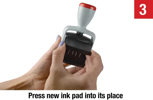 Vista 6 de Cosco 2000 Plus Self-Inking Two-Color Type Size 1 1/2 inReceivedin Dater (011034) (Pack of 8)