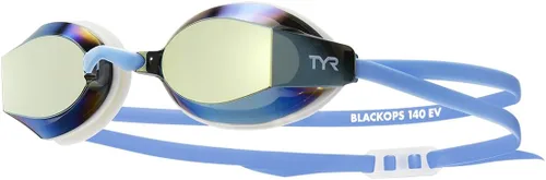Vista 4 de TYR Black Ops 140 EV Gafas de natación espejadas para carreras, ajuste para mujer