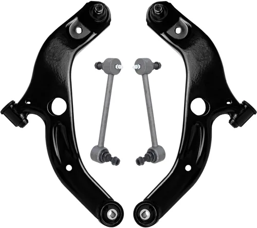 Vista 102 de Detroit Axle - 4 piezas de brazos de control traseros para Ford C-Max, Focus, Mazda 3 5, Volvo C30, C70, S40, V50, 4 brazos de control superiores e