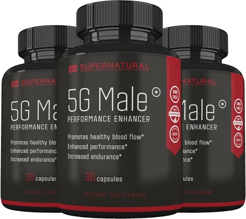 Vista 9 de Supernatural Man Suplemento potenciador de T natural masculino 5G para el flujo sanguíneo, la resistencia, la fuerza y la resistencia, ginseng, ajo